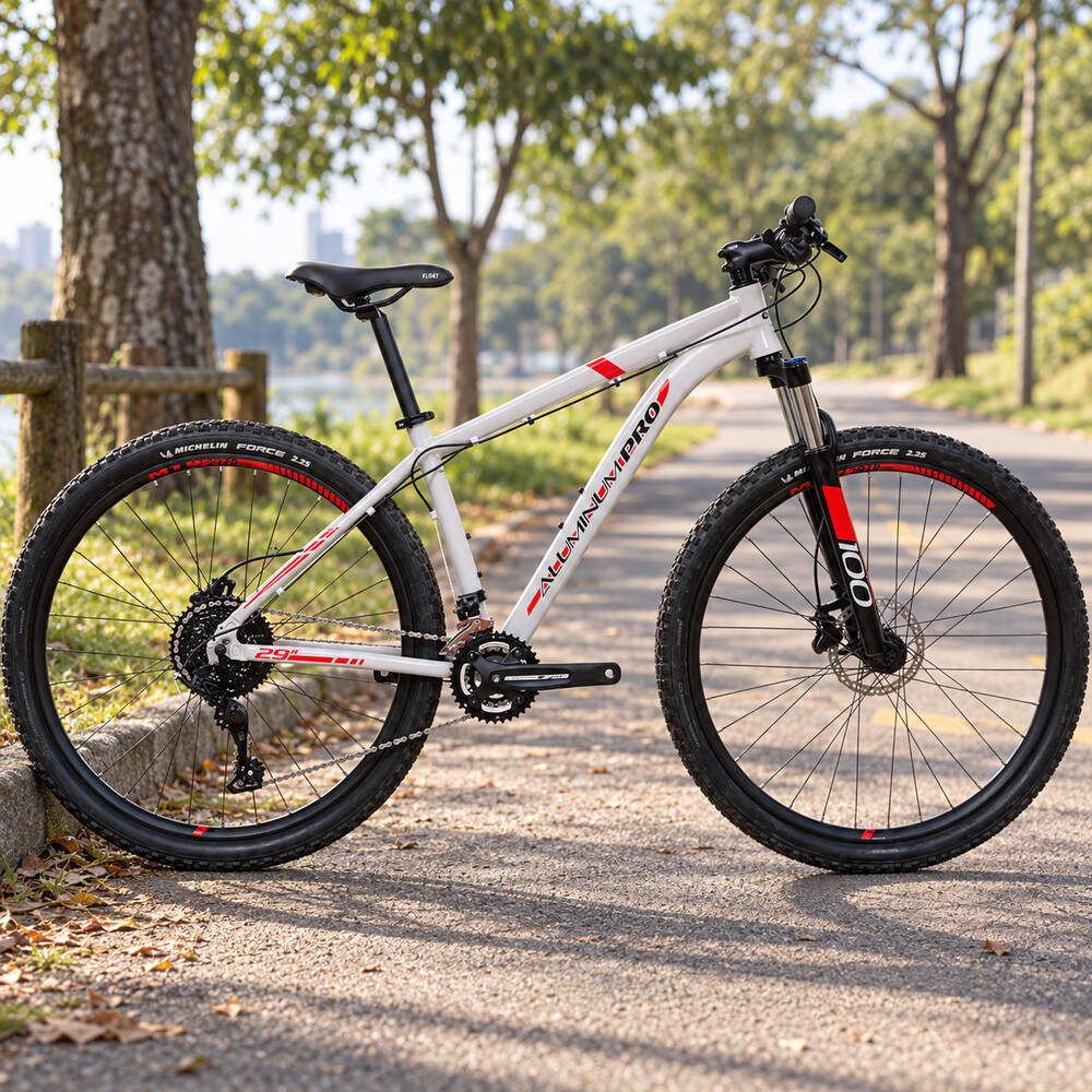 Bicicleta Caloi Aluminum Pro aro 29 branca